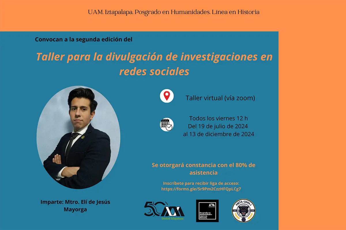 Taller para la divulgación de investigaciones en redes sociales