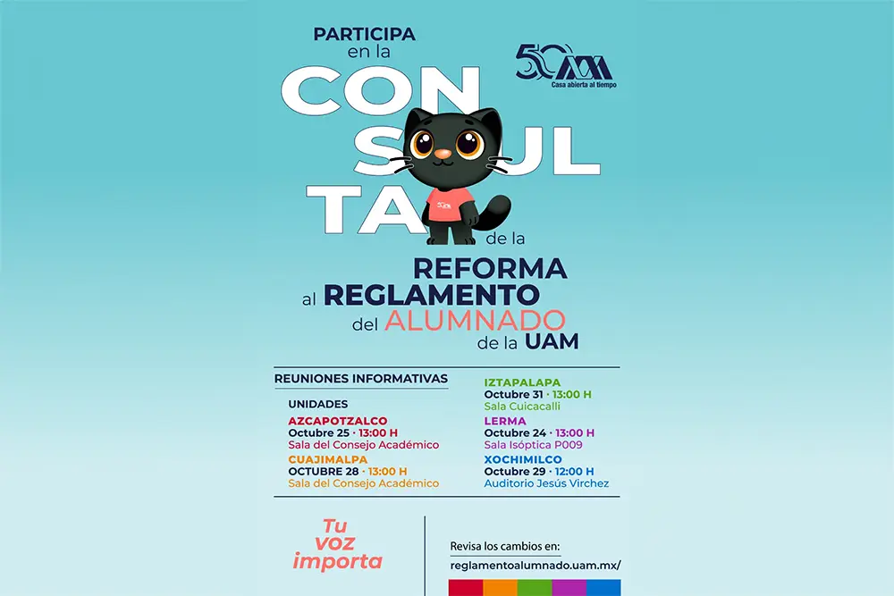 Consulta de la Reforma al Reglamento del Alumnado de la UAM