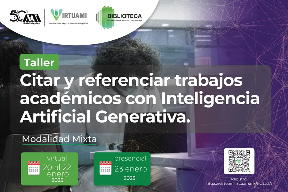 Taller Citar y referenciar trabajos académicos con Inteligencia Artificial Generativa